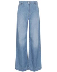 Seventy - Wide Jeans - Lyst