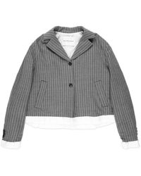 Philippe Model - Jassen ,Grijs ,Wol Jas - Lyst