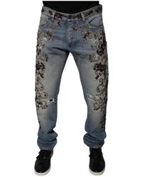 Dolce & Gabbana - Straight Fit Jeans - Lyst