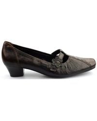 Gabor - Braune Leder Pumps Schuhe - Lyst