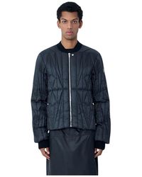 Moncler - Jassen ,Zwart ,Wol Geocamo Flight Down Bomber Jacket - Lyst