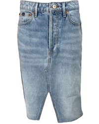 Denham - Denim Skirts - Lyst