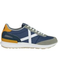 Munich - Schoenen ,Blauw ,Retro Atletische Sneaker Voor - Lyst