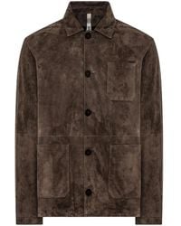 DUNO - Jassen ,Bruin ,Leer Corex-Bolgheri Jacket - Lyst