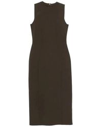 JOSEPH - Kleedjes ,Groen ,Polyester Mille Compact Milano Gebreide Jurk - Lyst