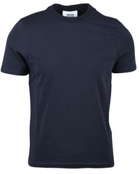Alpha Studio - Tops ,Blauw ,Katoen T-Shirt - Lyst