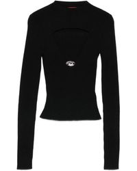 DIESEL - Truien & Vesten ,Zwart ,Wol M-Olina Sweater - Lyst