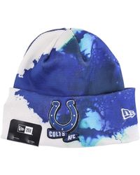 KTZ - Accessoires ,Veelkleurig ,Polyester Indianapolis Colts Nfl Sideline Beanie Hat - Lyst
