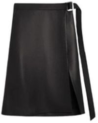 Ami Paris - Leather skirts - Lyst