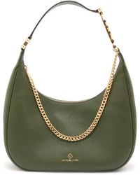 Michael Kors - Grüne Leder Hobo Schultertasche - Lyst