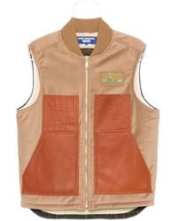 Junya Watanabe - Jassen ,Leer Geïsoleerd Vest - Lyst