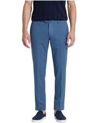 Mason's - Broeken ,Blauw ,Wol New York Chino Broek - Lyst