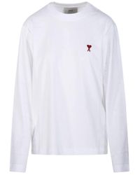 Ami Paris - Long Sleeve T-Shirts - Lyst