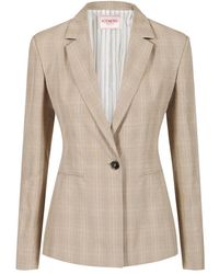 Iceberg - Single-Breasted Check Jacket - Lyst
