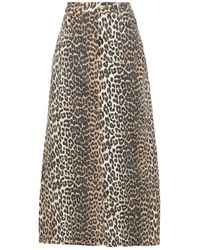 Ganni - Denim Skirts - Lyst