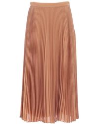 Max Mara - Rokken ,Plissé Midi Rok - Lyst