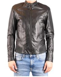 Les Hommes - Leather Jackets - Lyst