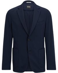 BOSS - Jassen ,Blauw ,Wol Stijlvolle Americana P-Hanry-J-Wg-233 Blazer - Lyst