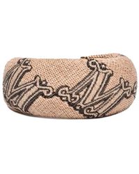 Max Mara - Raffia-Armband Mit Nylon Und Polyester - Lyst