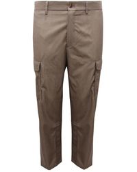 Etro - Pantalone Cargo Wool/Cotton Broeken - Lyst