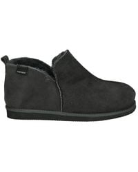 Shepherd - Herren Hausschuhe Grau Wildleder Gummisohle - Lyst