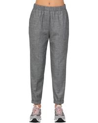 ROSSO35 - Flanellhose Mit Elastischem Bund - Lyst