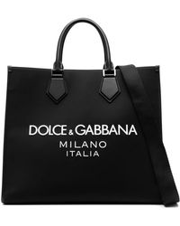 Dolce & Gabbana - Large Logo-Embossed Tote Bag - Lyst