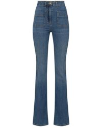 Elisabetta Franchi - Boot-Cut Jeans - Lyst