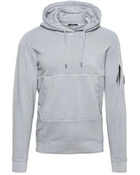 C.P. Company - Gefärbter baumwollfleece-hoodie - Lyst