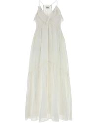 Isabel Marant - Kleedjes ,Wit ,Katoen Vasma Maxi Jurk - Lyst
