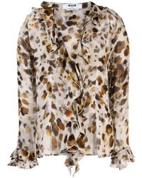 MSGM - Blouses - Lyst