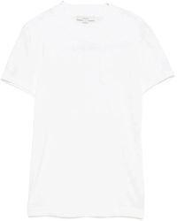 Vince - Tops ,Wit ,T-Shirt Met Col - Lyst