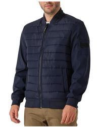 Pure Path - Jassen ,Blauw ,Blauwe Gewatteerde Jassen Voor - Lyst