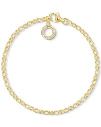 Thomas Sabo - Accessoires ,Geel ,Damesarmband Carrier 15,5 Cm Goud X0243-413-39-L15,5 - Lyst