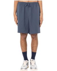 New Amsterdam Surf Association - Korte Broeken ,Blauw ,Polyester Lichtgewicht Relaxed Werk Shorts - Lyst