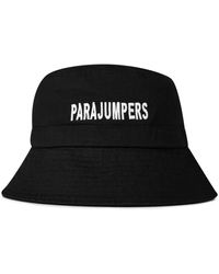 Parajumpers - Schwarzer logo bucket hat - Lyst