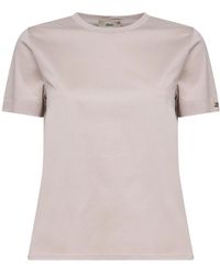 Herno - Tops ,Katoen Katoenen T-Shirt - Lyst