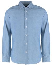 Moorer - Overhemden ,Blauw ,Denim Denim Shirt - Lyst