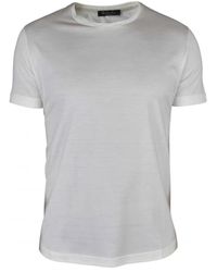 Loro Piana - Luxuriöses Baumwoll-Seiden-T-Shirt für Herren - Lyst