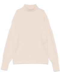 D.exterior - Truien & Vesten ,Wol Roomwit Gebreide Turtleneck Sweater - Lyst
