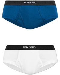 Tom Ford - Twee-Pack Slips Met Logoband - Lyst