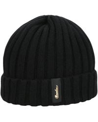 Borsalino - Accessoires ,Zwart ,Kasjmier Zachte Cashmere City Beanie Hoed - Lyst