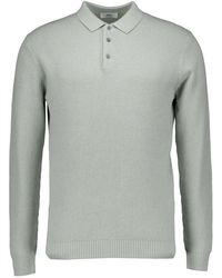 Gentiluomo - Polo 3 Buttons Ls - Lyst