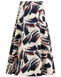 Essentiel Antwerp - Rokken ,Veelkleurig ,Polyester Jaelyn Midi Rok - Lyst