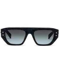 Balmain - Accessoires ,Zwart ,B-Army Ii Zonnebril - Lyst
