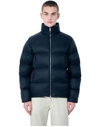 Moncler - Gesteppte daunenjacke mit logopatch - Lyst