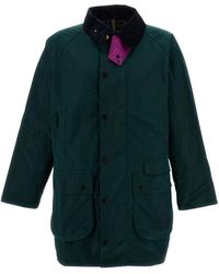 Barbour - Jassen ,Groen ,Katoen Waxed Cotton Jacket - Lyst