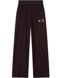 ARMANI EXCHANGE - Wide Trousers - Lyst