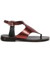 Giuliano Galiano - Flat Sandals - Lyst