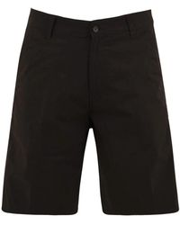 Aspesi - Korte Broeken ,Zwart ,Katoen Regular Shorts - Lyst